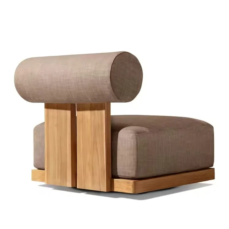 Vigo Teak Swivel Lounge Chair 3