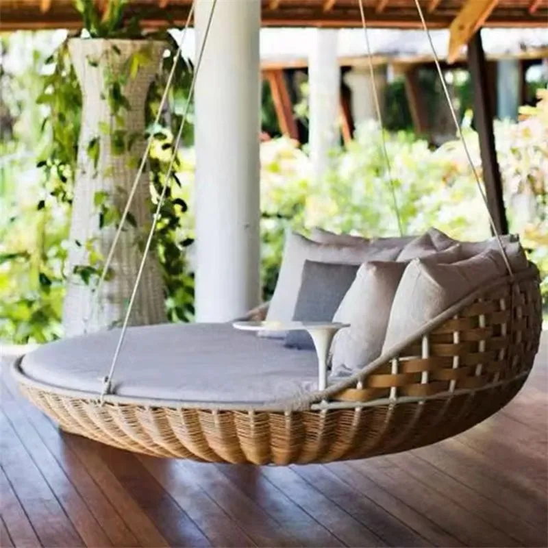 Villa Rattan Swing Chair 3