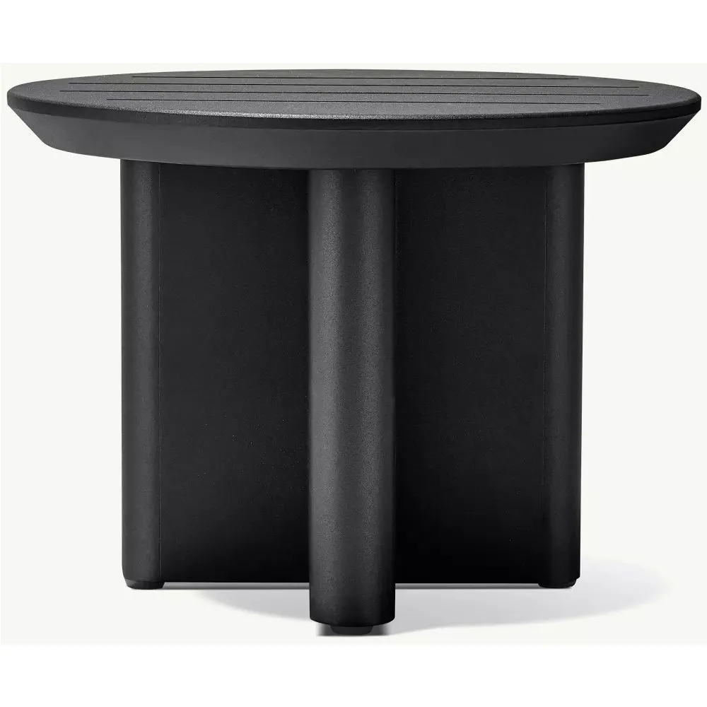 1Balmain Aluminum Round Side Table (3)