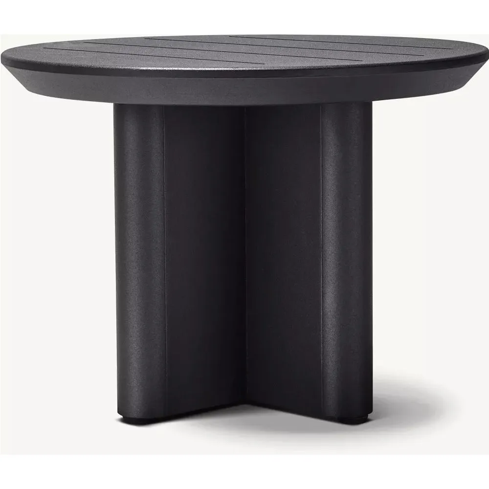 1Balmain Aluminum Round Side Table (4)