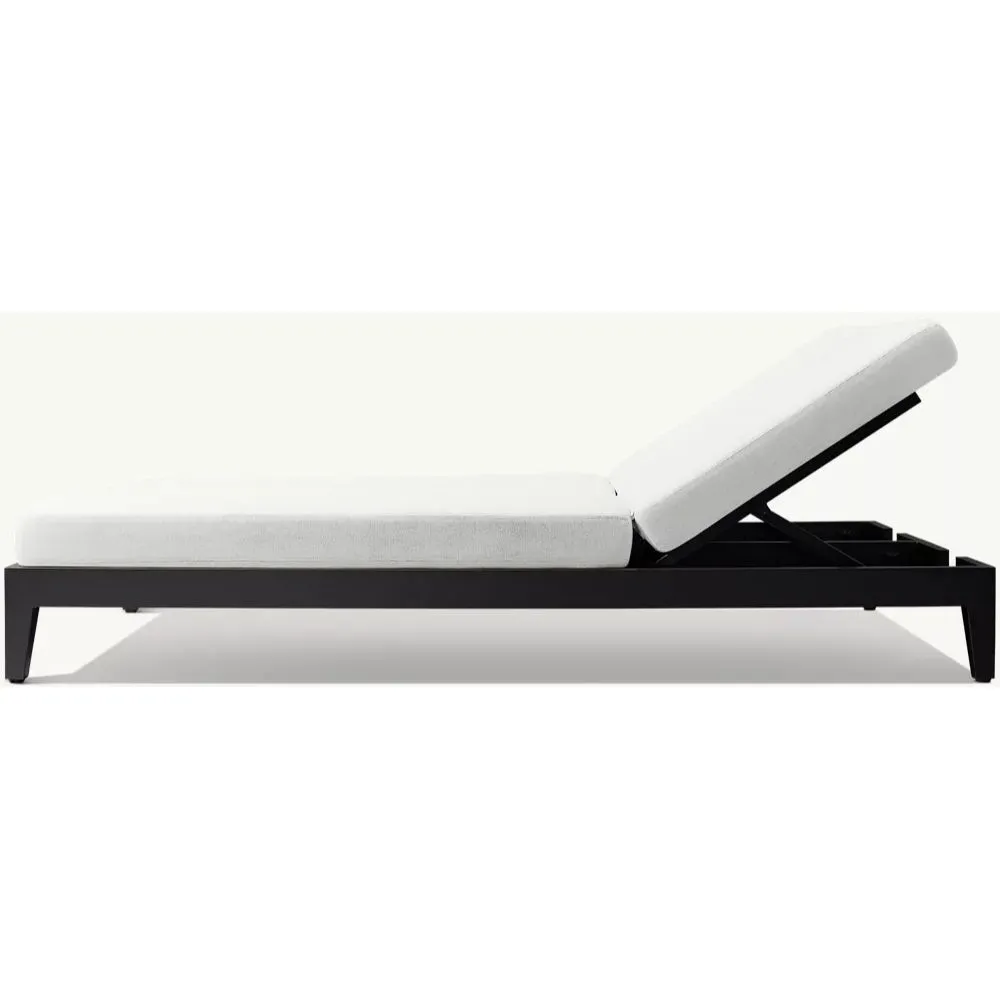 Balmain Aluminum Adjustable Double Chaise (1)