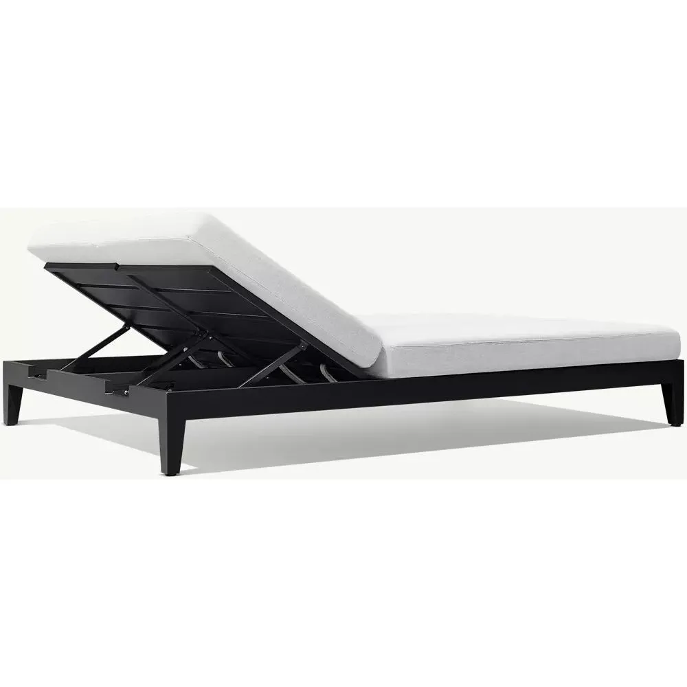 Balmain Aluminum Adjustable Double Chaise (4)
