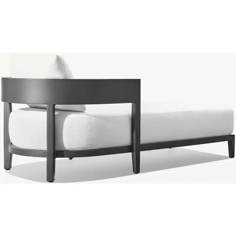 Balmain Aluminum Chaise (1)