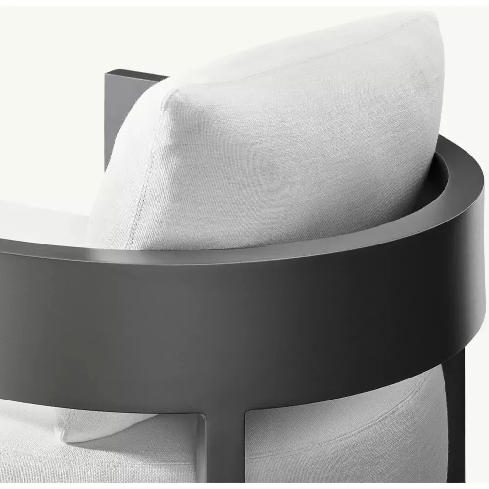 Balmain Aluminum Chaise (4)