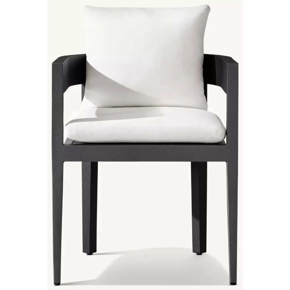 Balmain Aluminum Dining Armchair (4)