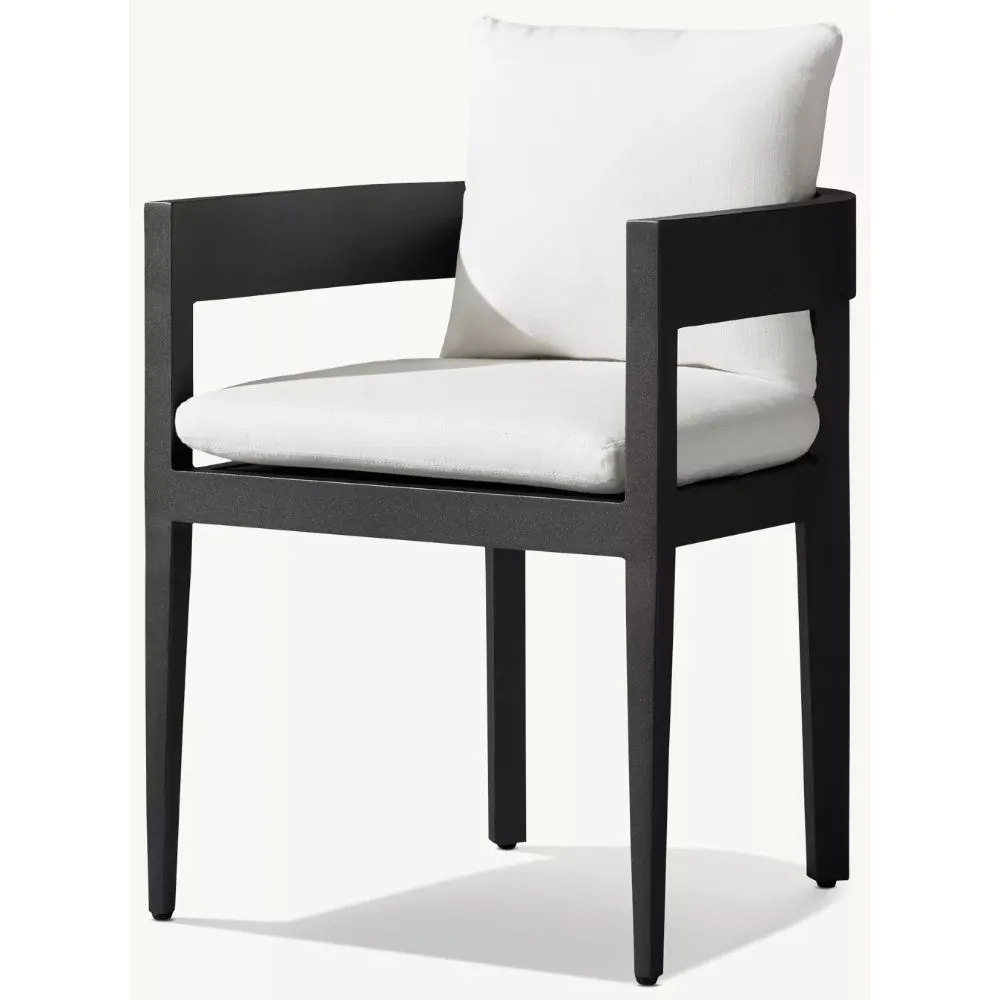 Balmain Aluminum Dining Armchair (6)