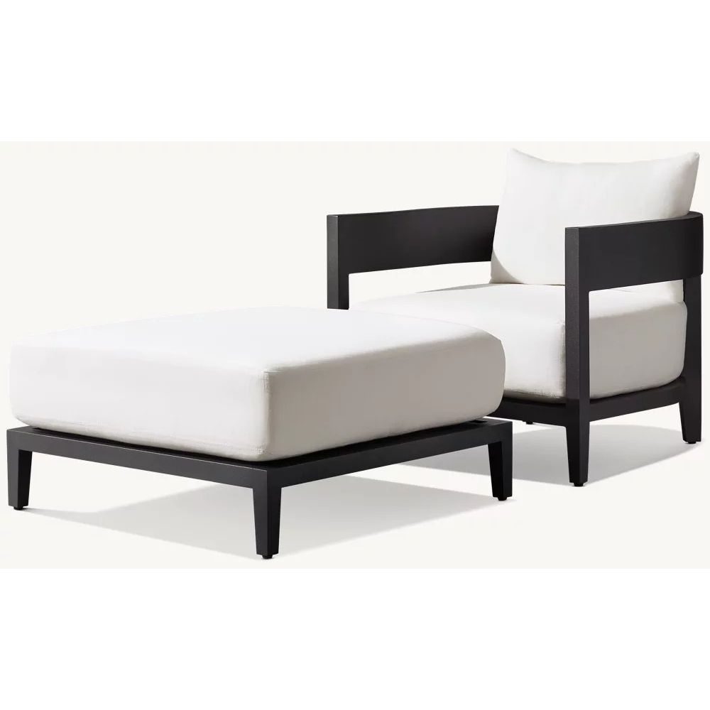 Balmain Aluminum Ottoman (3)