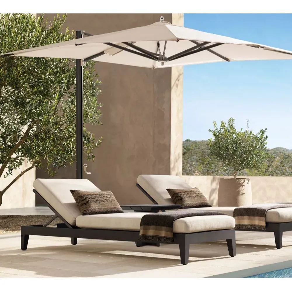 Balmain Aluminum Round Dining Table (6)