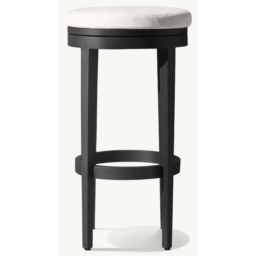 Balmain Aluminum Swivel Bar & Counter Stool (1)
