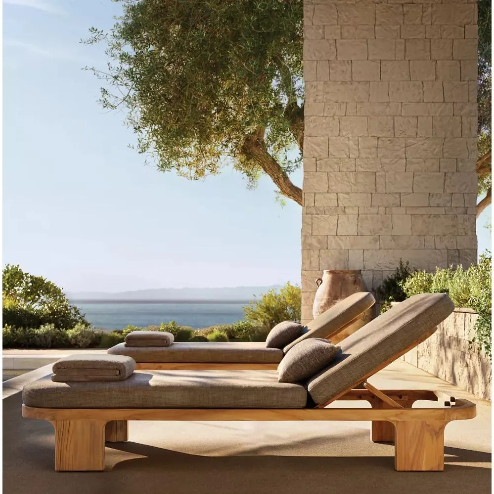 Bronte Teak Adjustable Chaise (1)