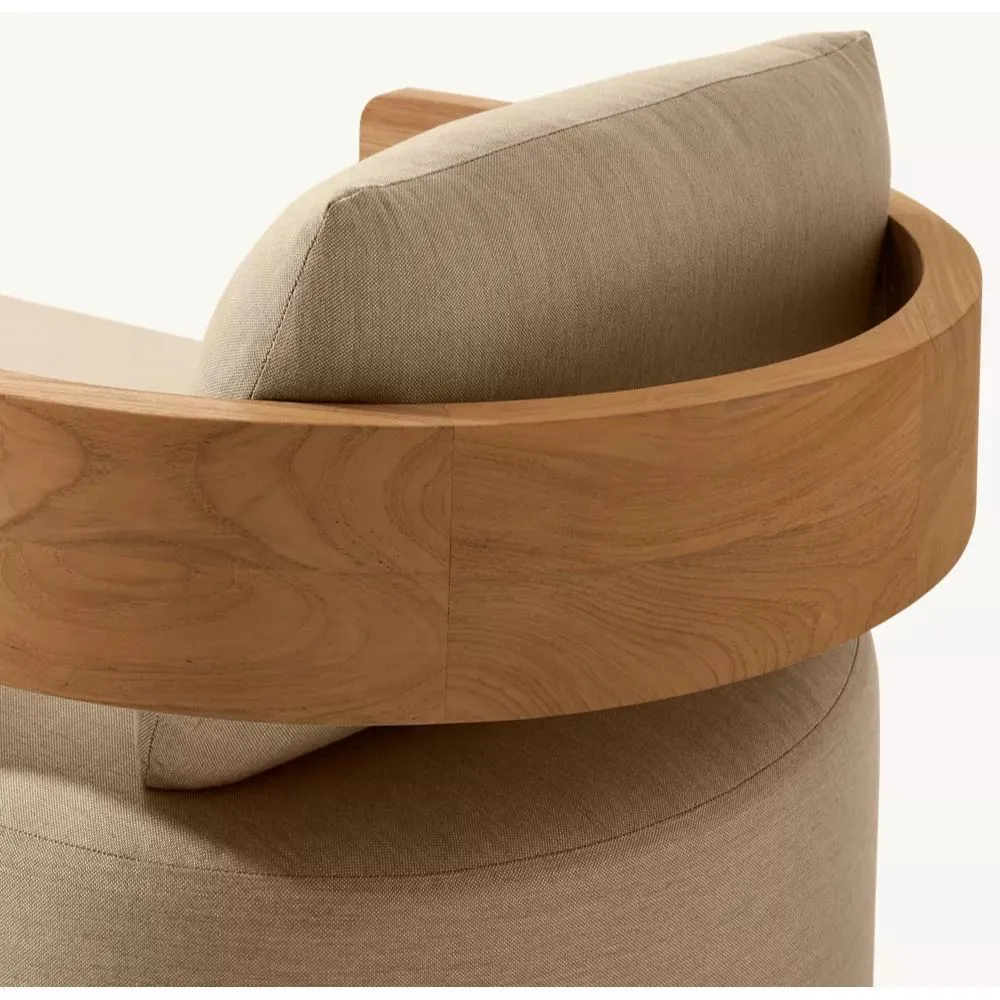 Bronte Teak Chaise (1)