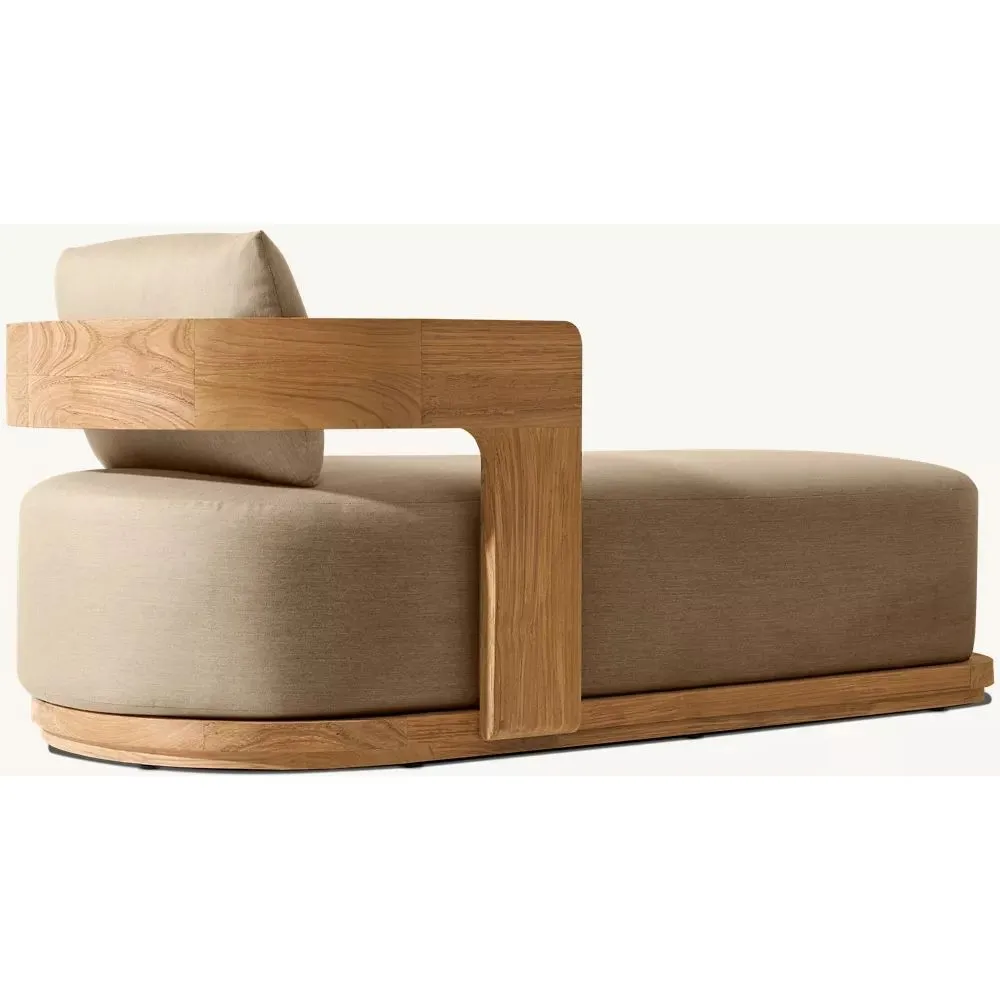 Bronte Teak Chaise (2)