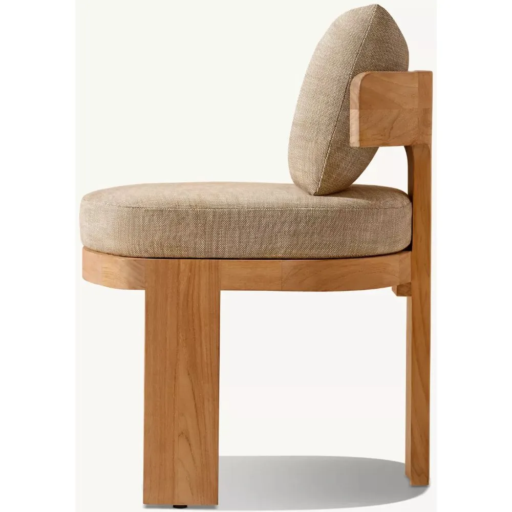 Bronte Teak Dining Side Chair (4)