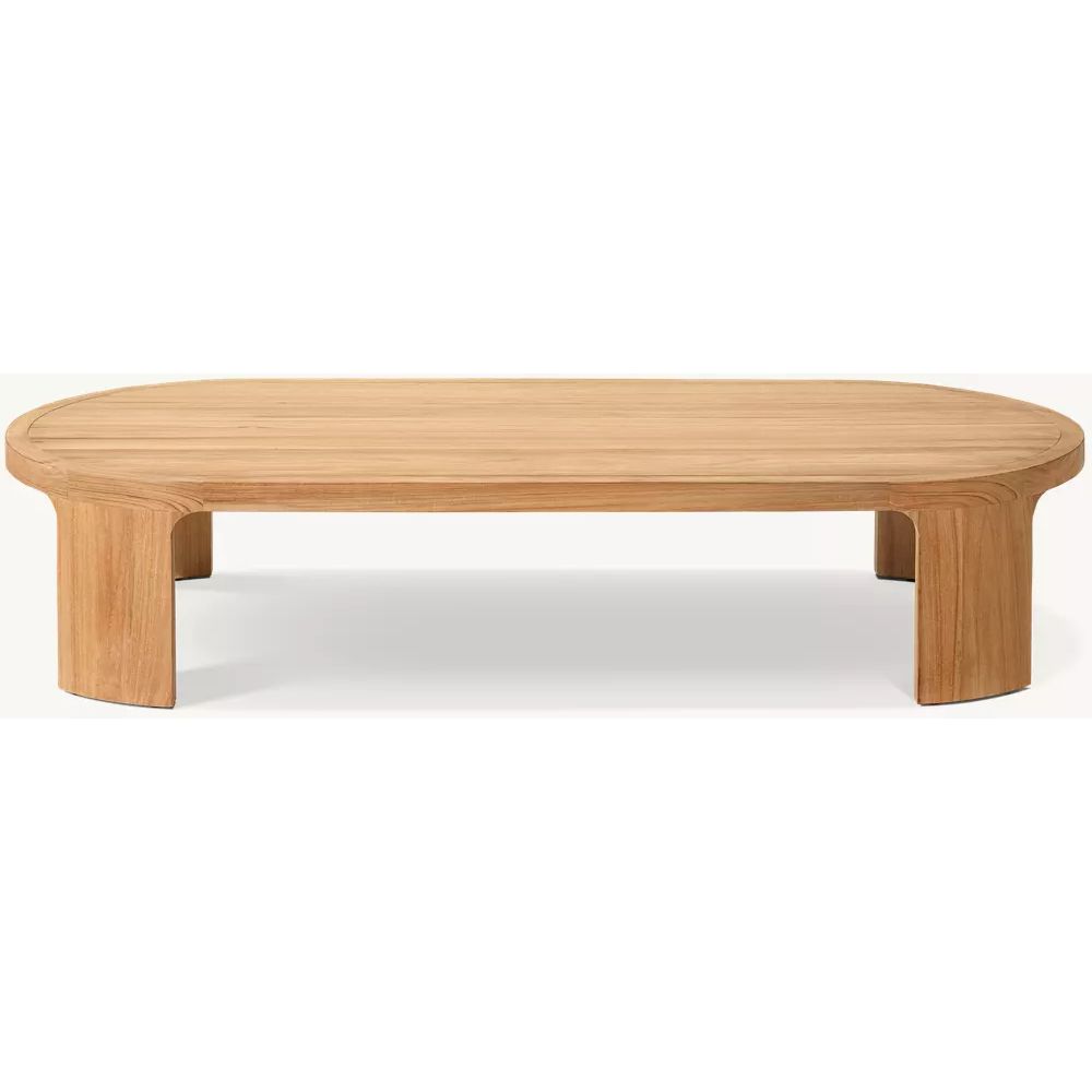 Bronte Teak Rectangular Coffee Table (3)