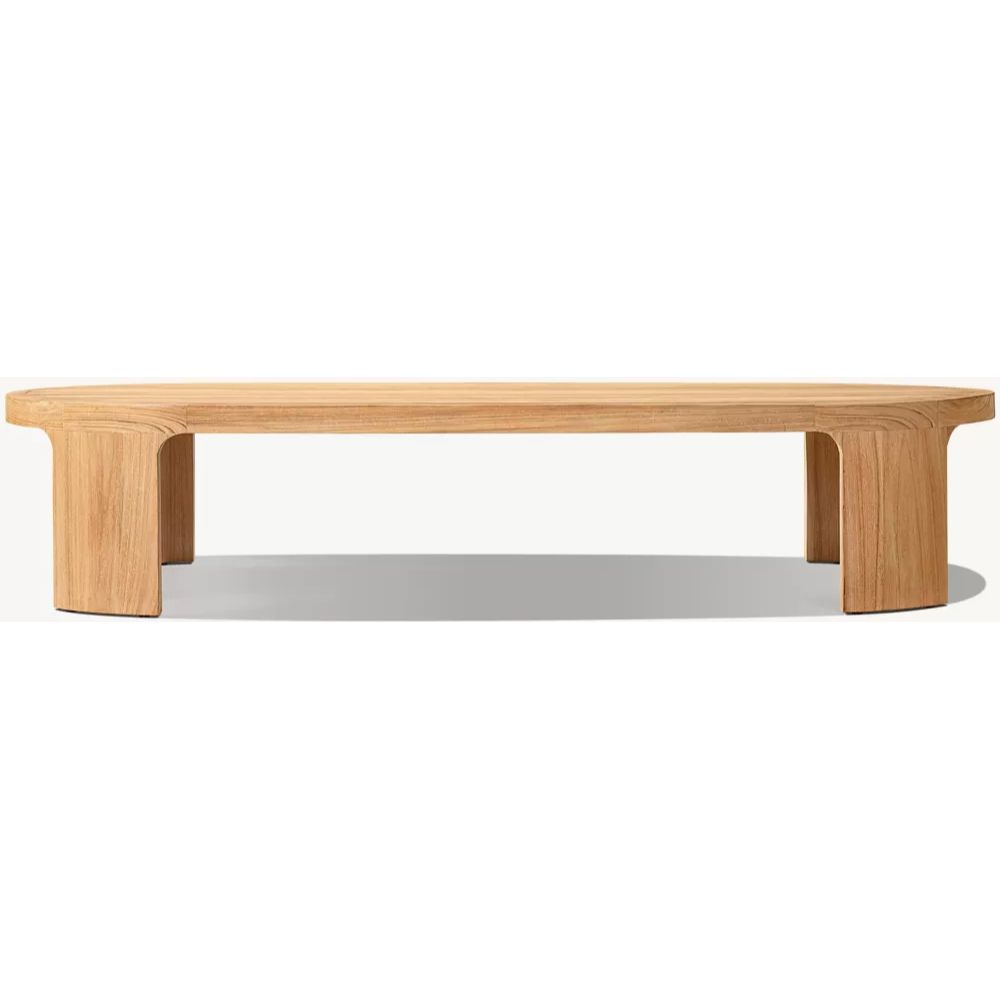 Bronte Teak Rectangular Coffee Table (4)
