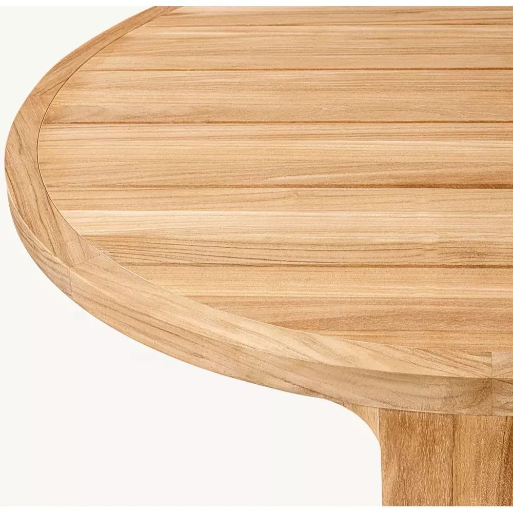 Bronte Teak Round Coffee Table (4)