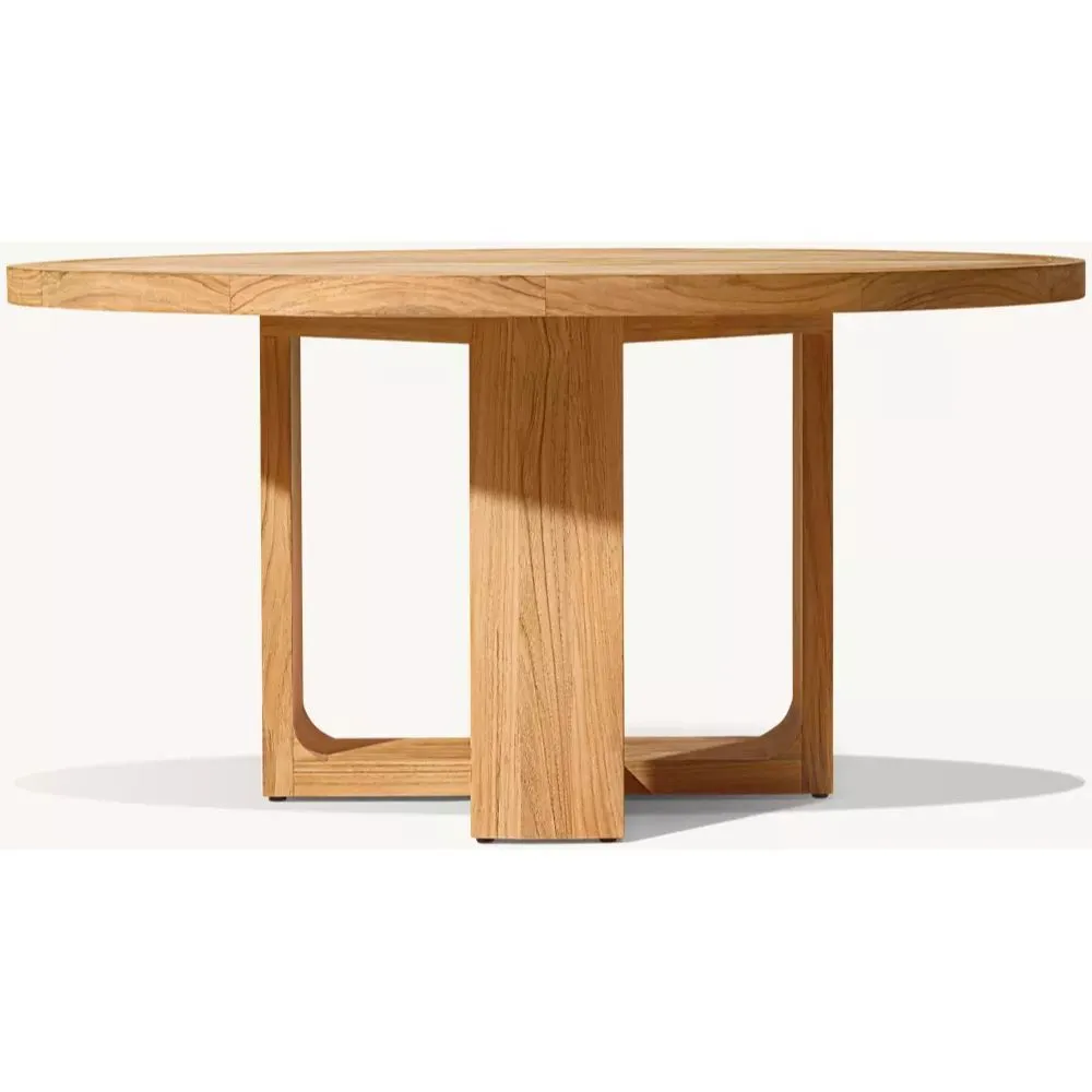 Bronte Teak Round Dining Table (2)