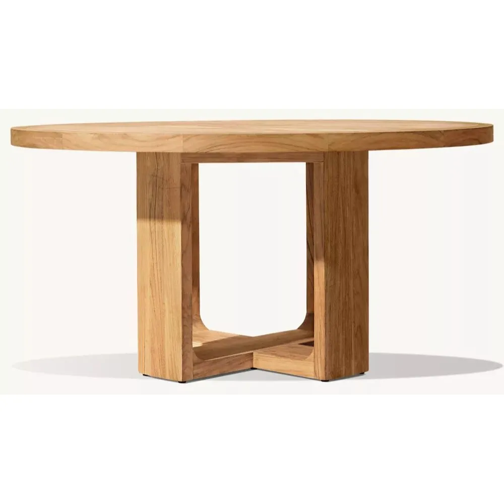 Bronte Teak Round Dining Table (3)