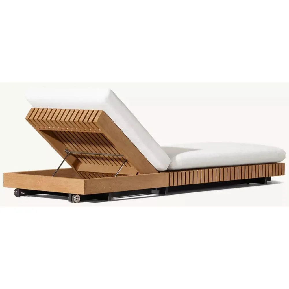 Caicos Teak Adjustable Chaise (3)