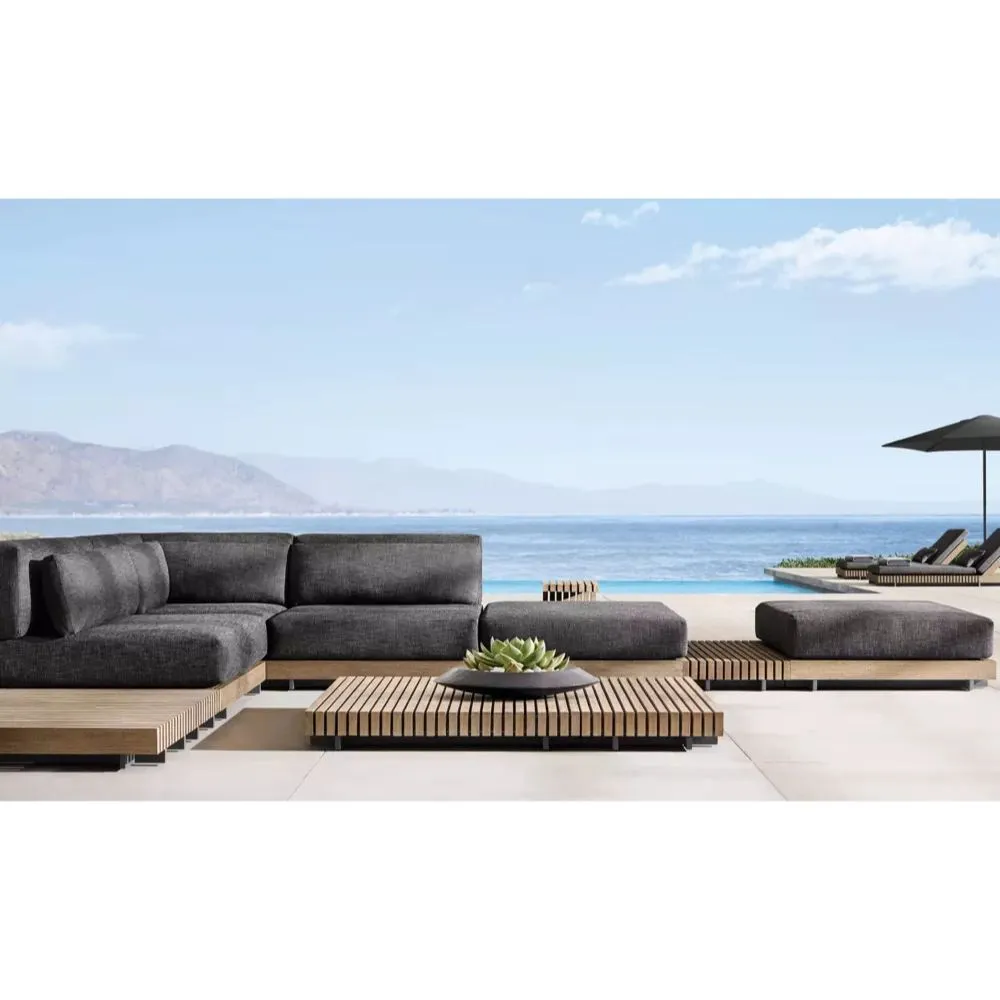 Caicos Teak Modular Sofa (2)