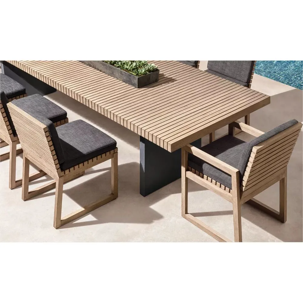 Caicos Teak Rectangular Dining Table (1)
