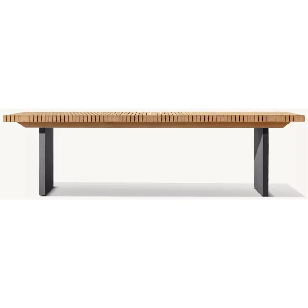 Caicos Teak Rectangular Dining Table (3)