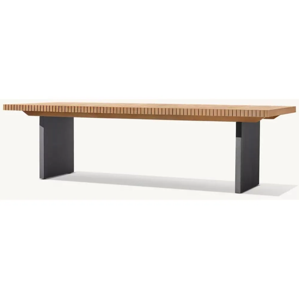 Caicos Teak Rectangular Dining Table (4)