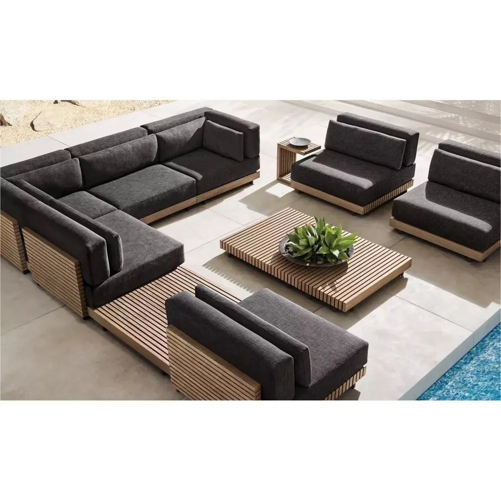 Caicos Teak Square Coffee Table (1)