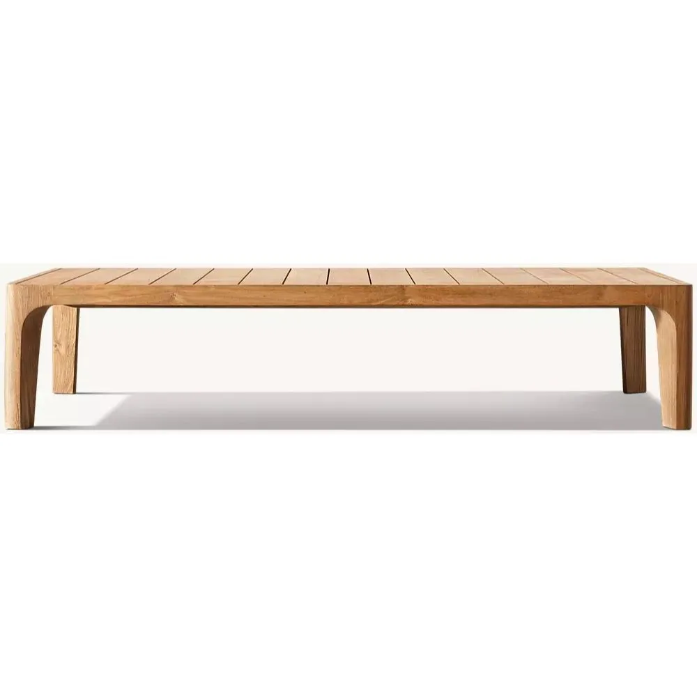 Malta Teak Rectangular Coffee Table (1)
