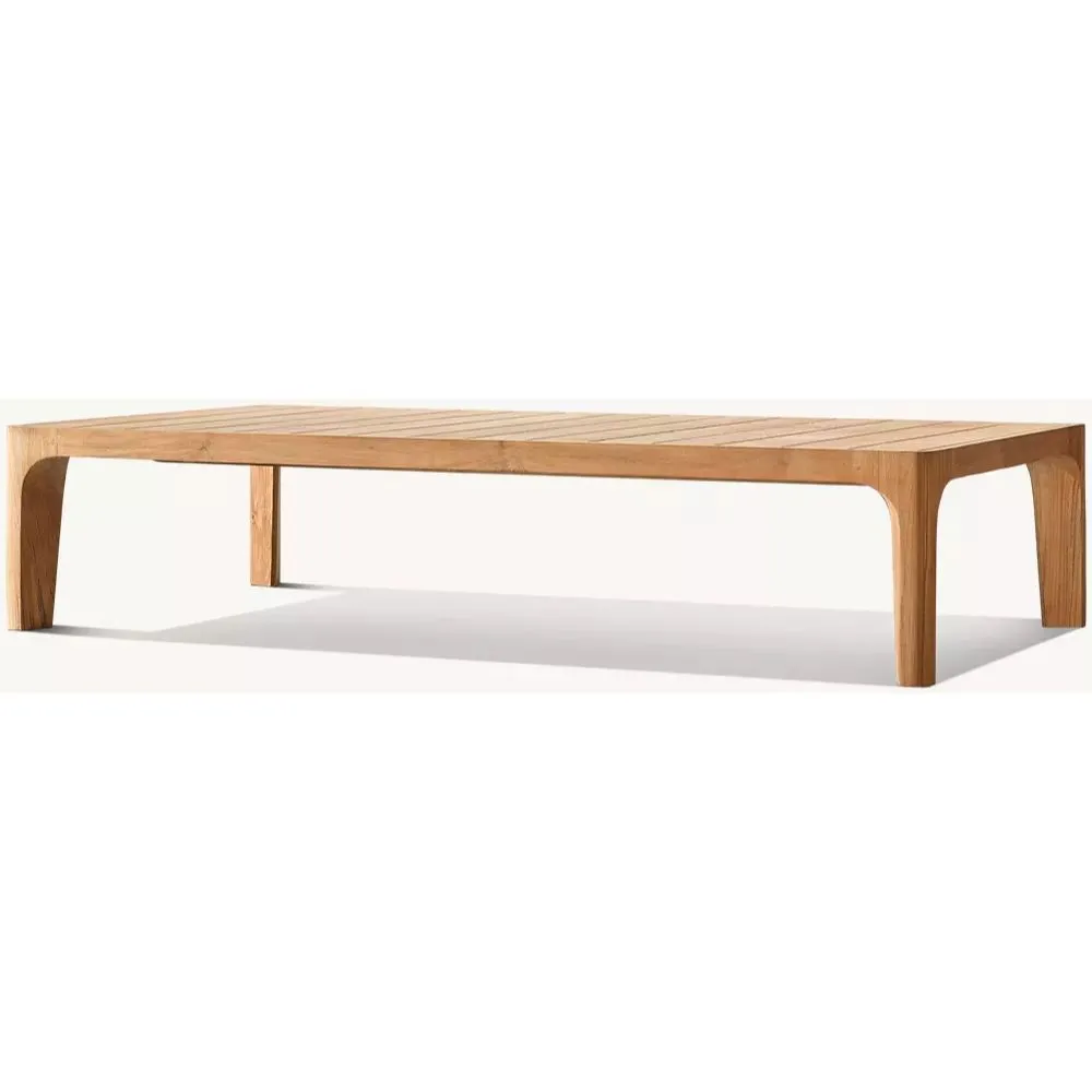 Malta Teak Rectangular Coffee Table (2)