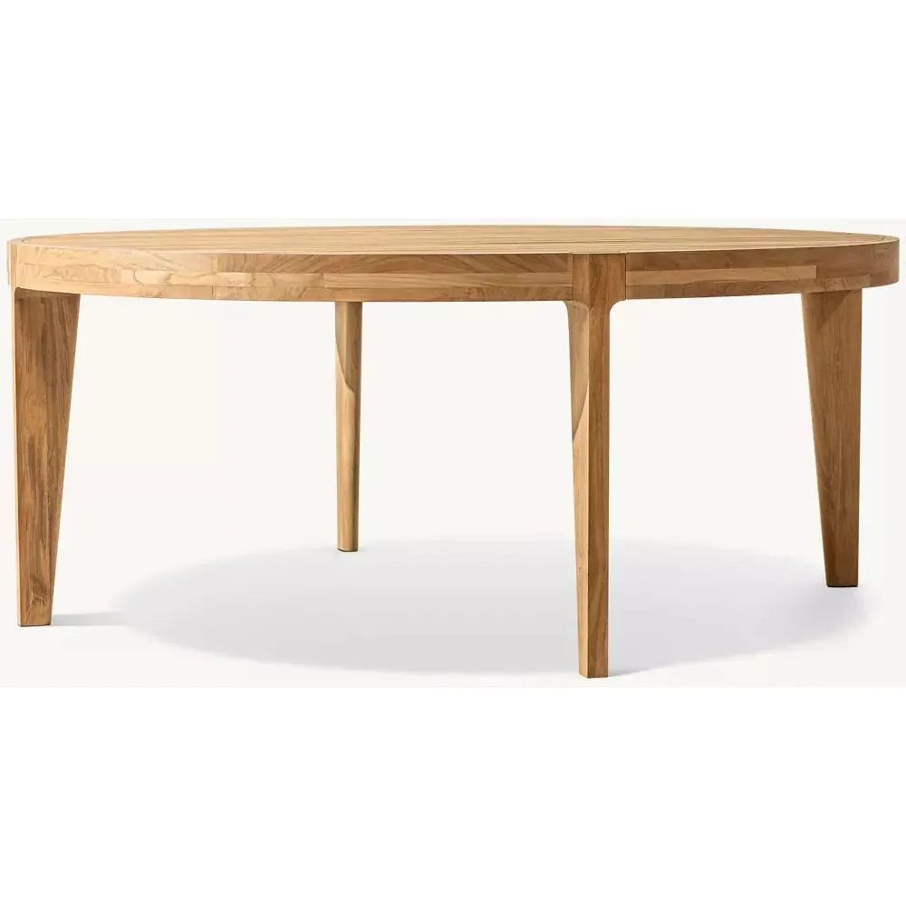 Malta Teak Round Dining Table (2)