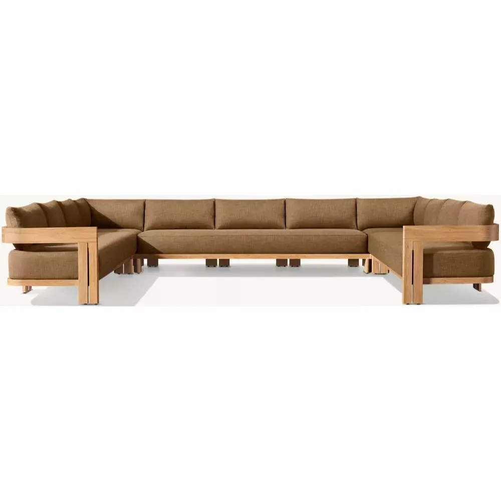 Matira Teak Customizable Sectional (2)