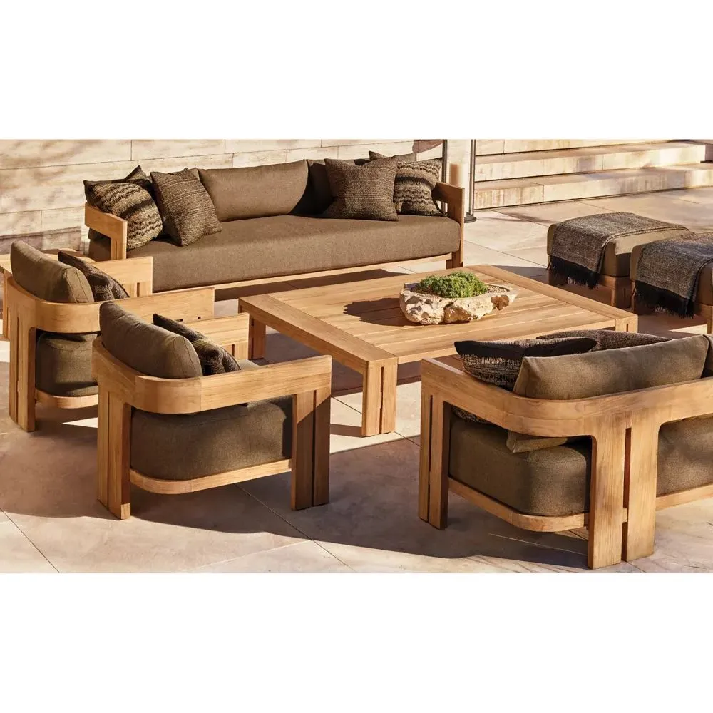 Matira Teak Rectangular Coffee Table (1)