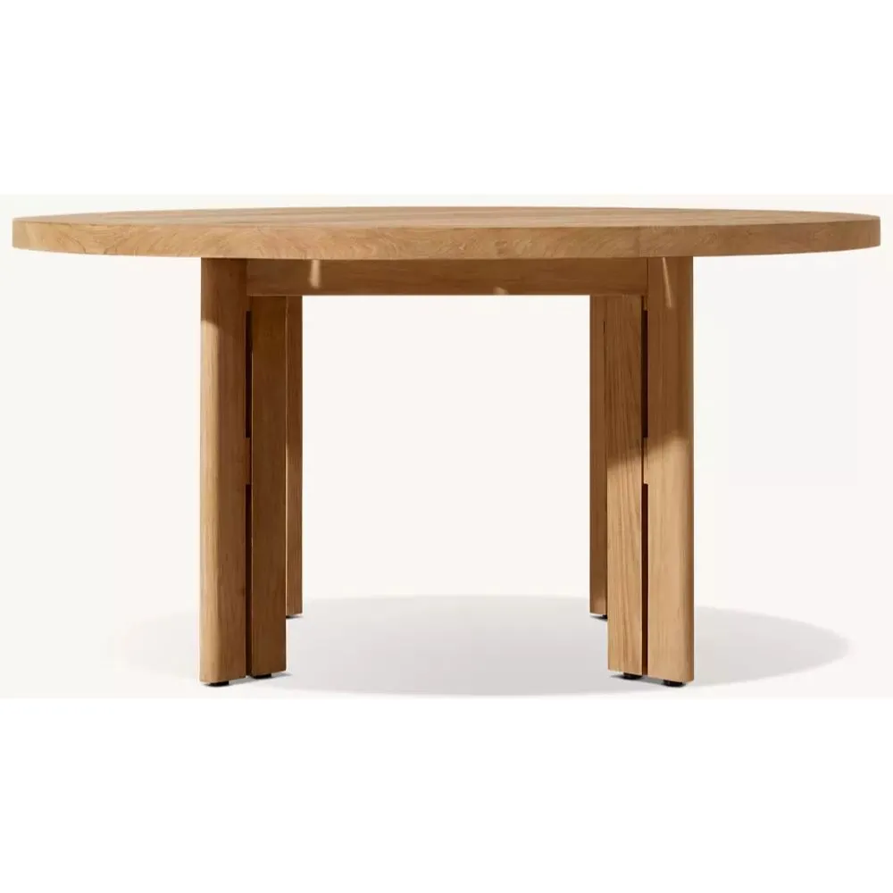 Matira Teak Round Dining Table (2)