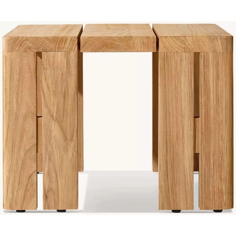 Matira Teak Square Side Table (3)