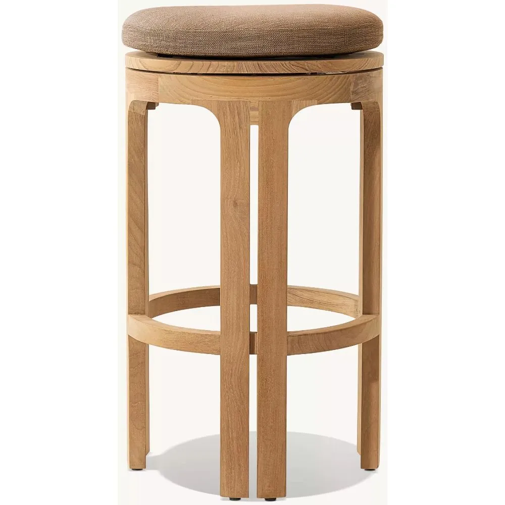 Matira Teak Swivel Bar & Counter Stool (1)