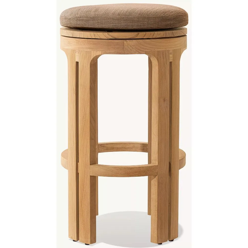 Matira Teak Swivel Bar & Counter Stool (2)