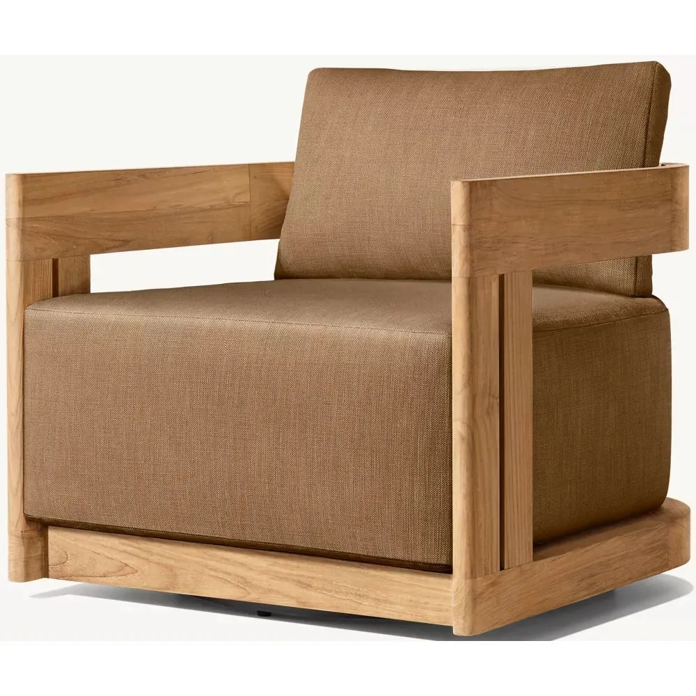 Matira Teak Swivel Lounge Chair (3)