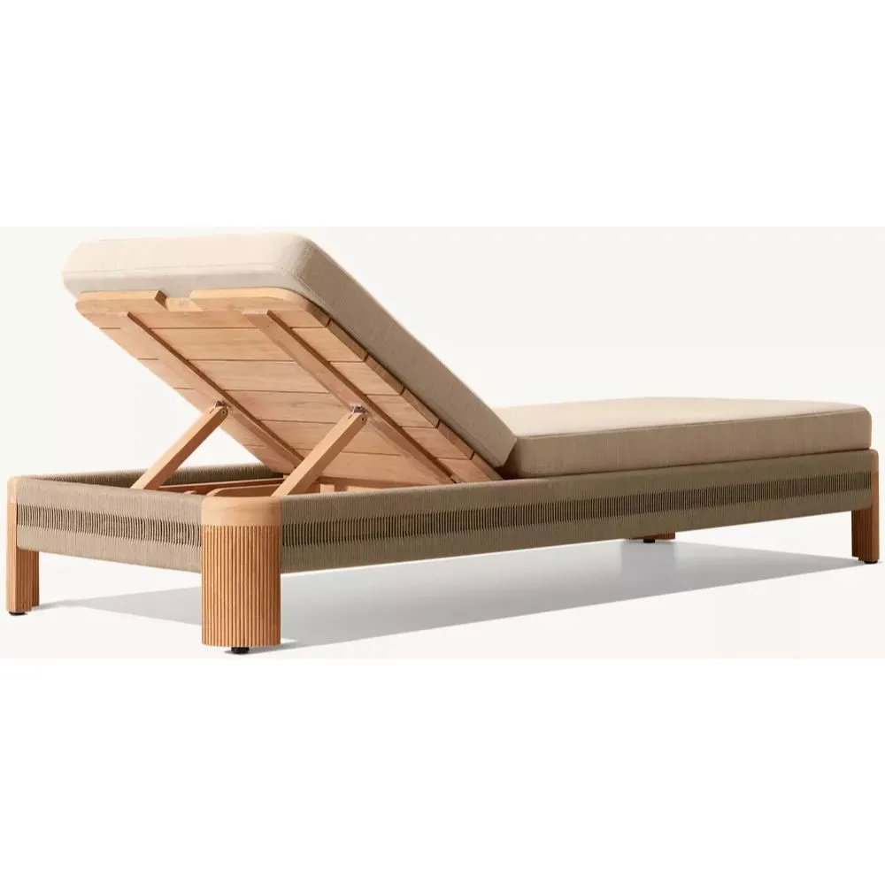 Striata Teak Adjustable Chaise (3)