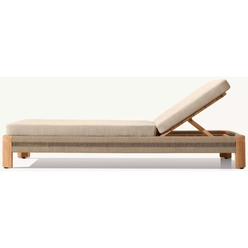 Striata Teak Adjustable Chaise (4)