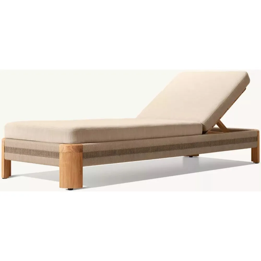 Striata Teak Adjustable Chaise (5)