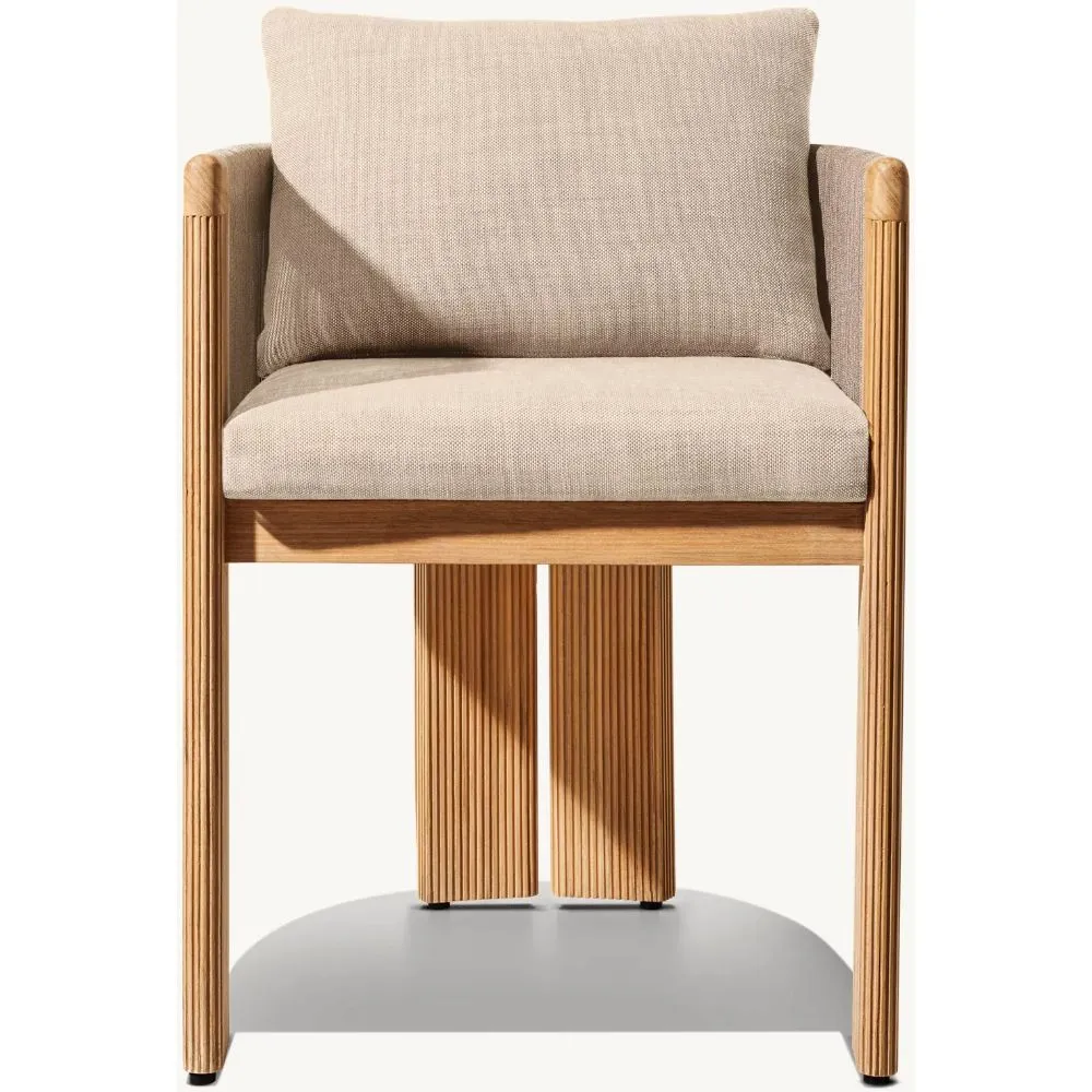 Striata Teak Dining Armchair (3)