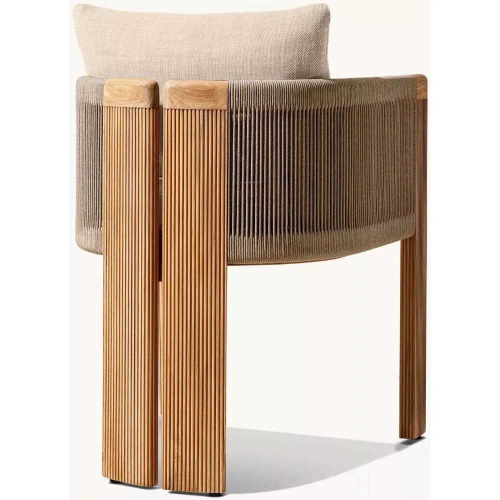 Striata Teak Dining Armchair (4)