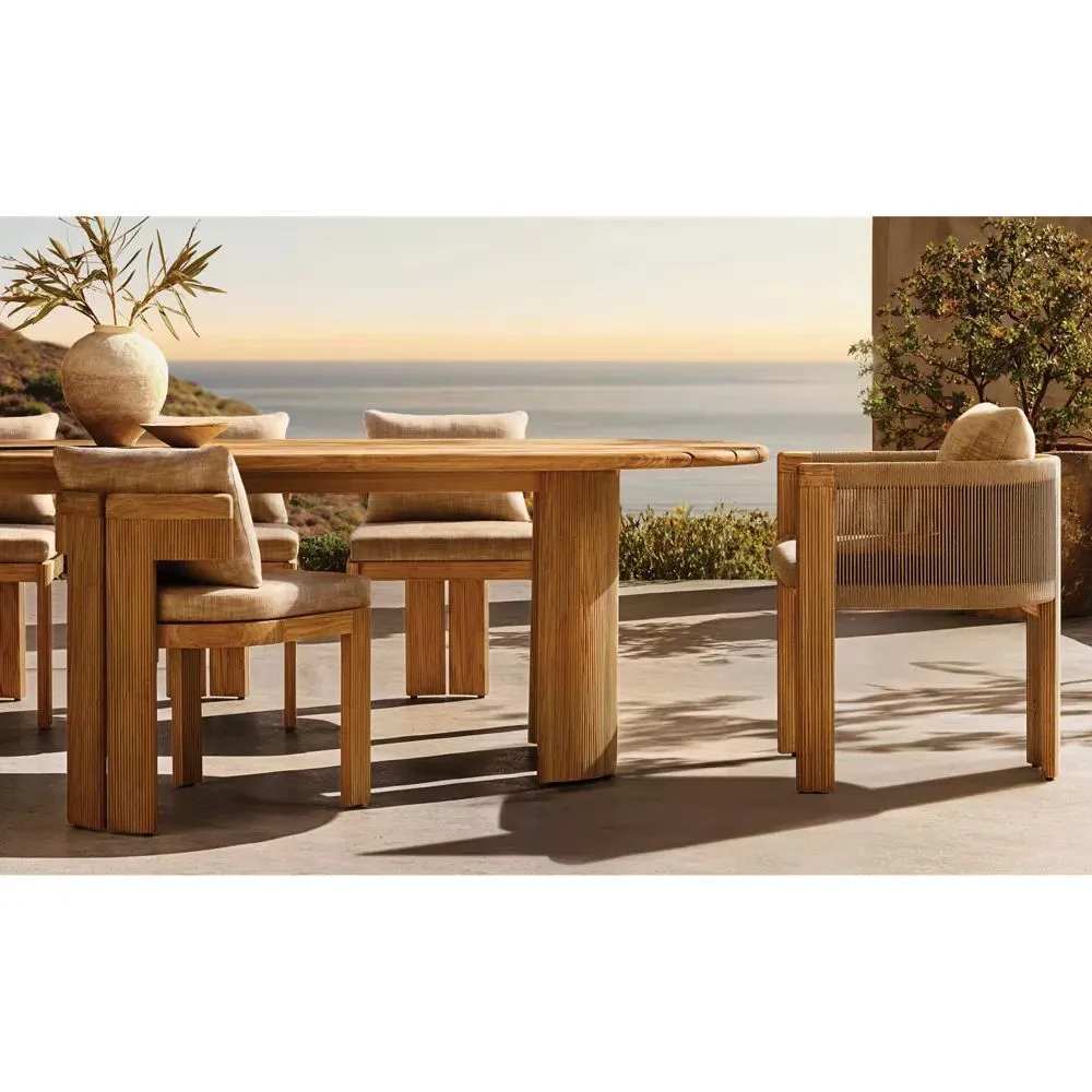Striata Teak Dining Side Chair (1)