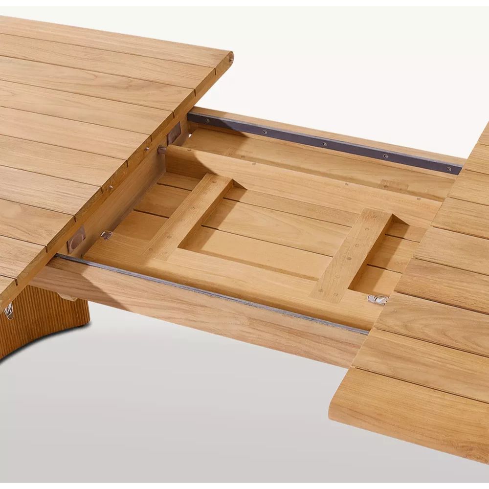 Striata Teak Extension Dining Table (3)