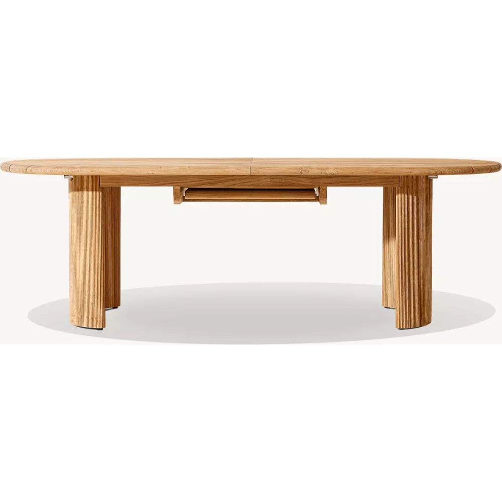 Striata Teak Extension Dining Table (5)