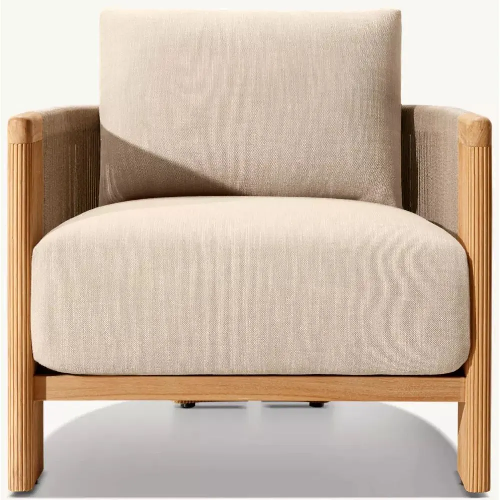 Striata Teak Lounge Chair (1)