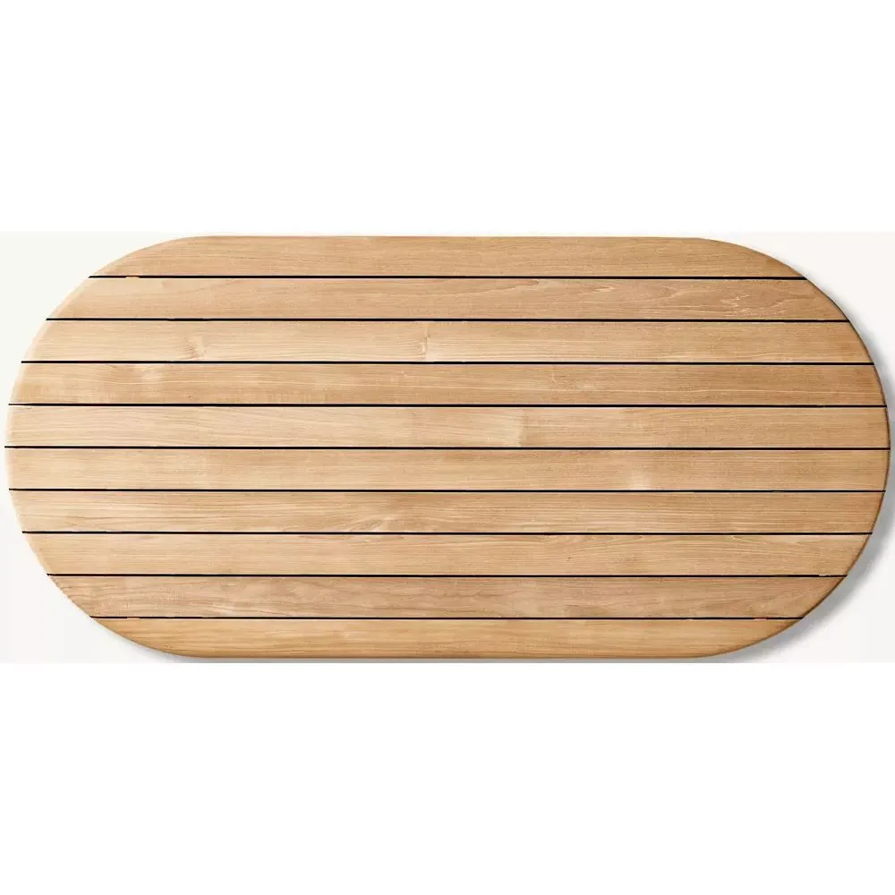 Striata Teak Rectangular Coffee Table (4)