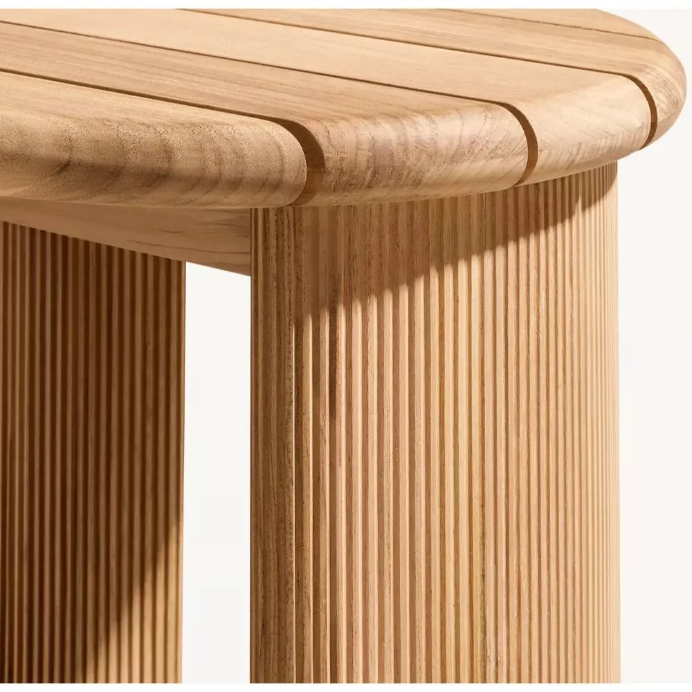 Striata Teak Side Table (2)