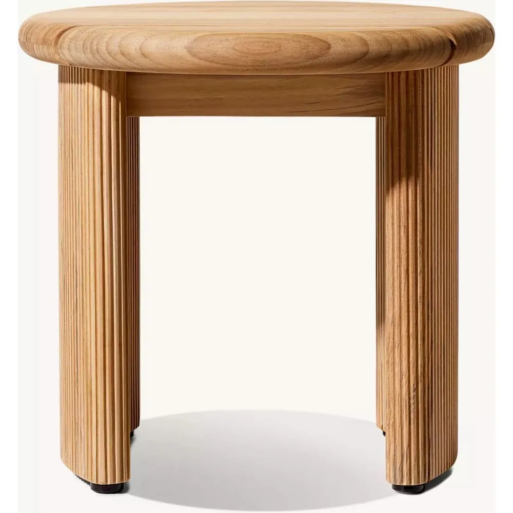 Striata Teak Side Table (3)